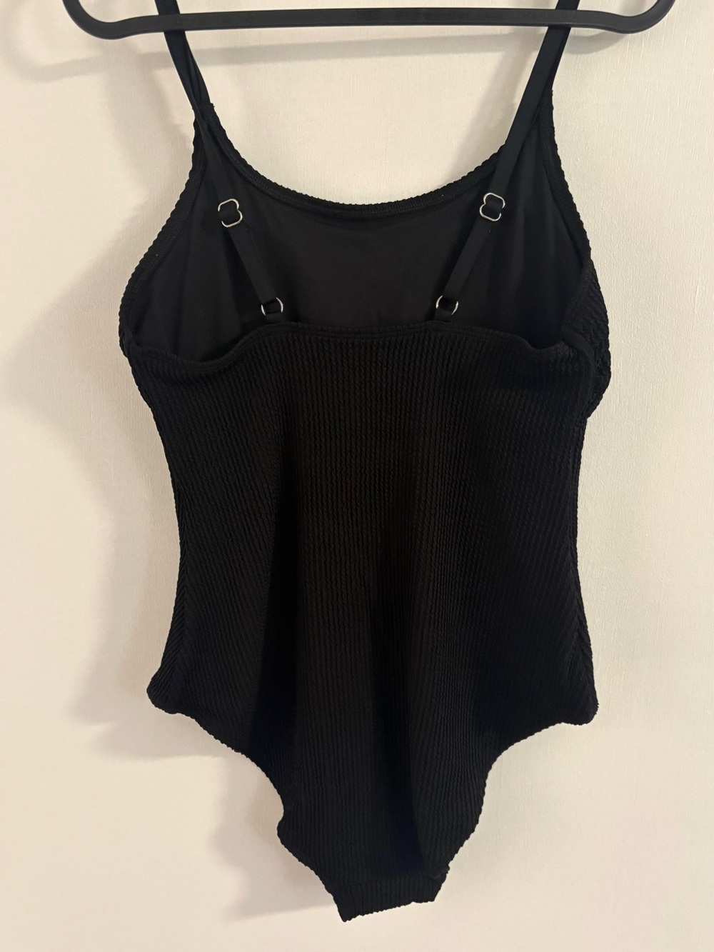 George Black Ribbed One-Piece Bathing suit - Picture 2 of 3
